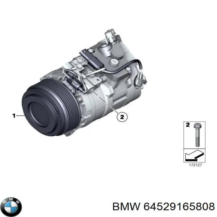 Купити 64529165808 BMW Компресор кліматичної установки