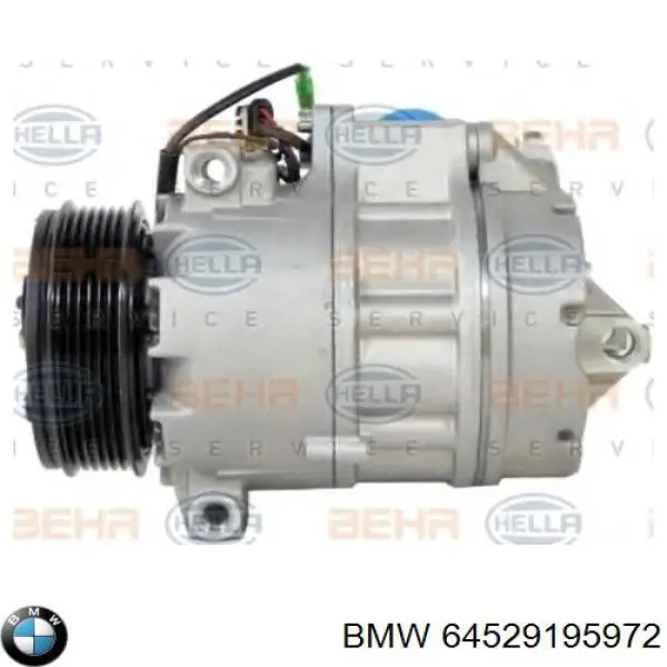 Компресор кондиціонера 64529195972 BMW