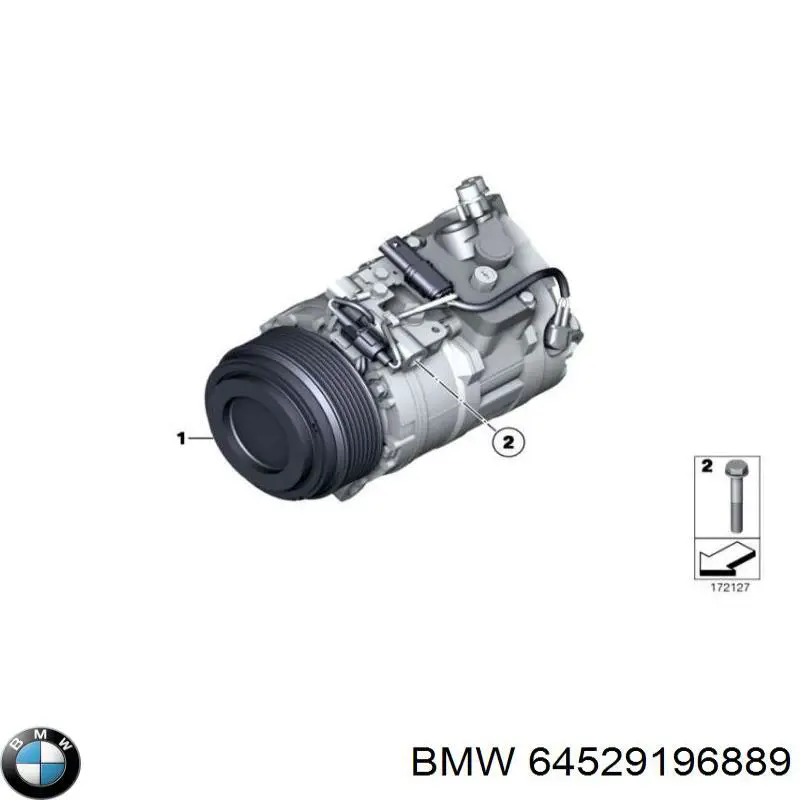 Купити 64529196889 BMW Компресор кліматичної установки