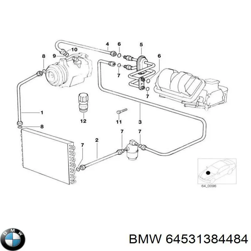 64531384484 BMW 
