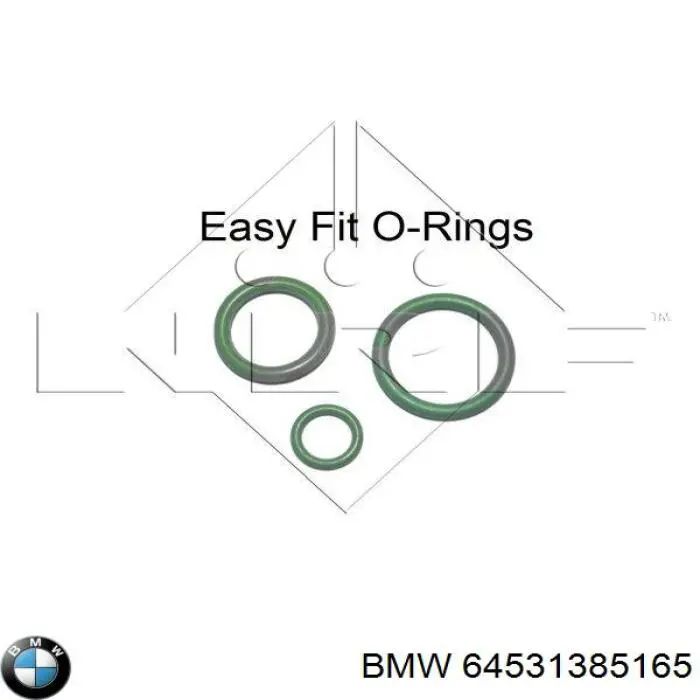 Радіатор кондиціонера 64531385165 BMW