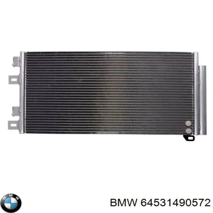 Конденсатор кондиціонера BMW 64531490572 ціна, від 78.39 USD
