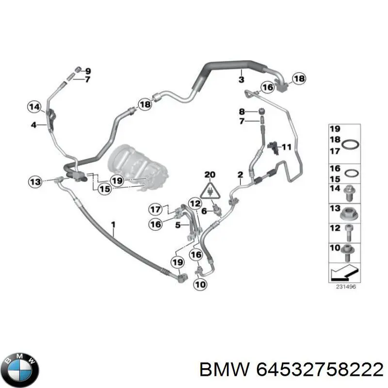  64532758222 BMW