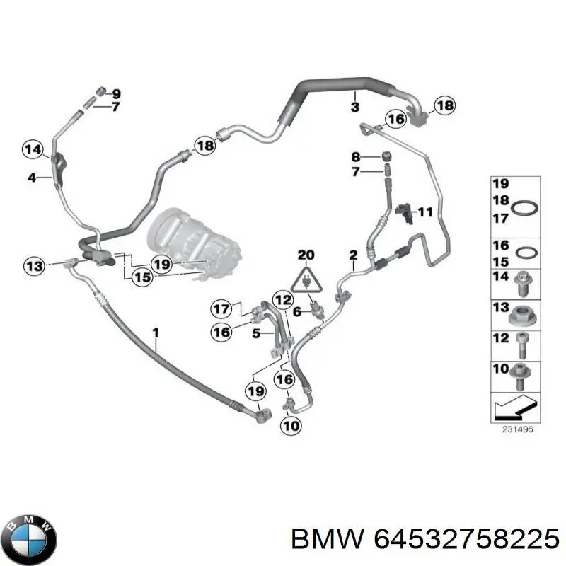  64532758225 BMW