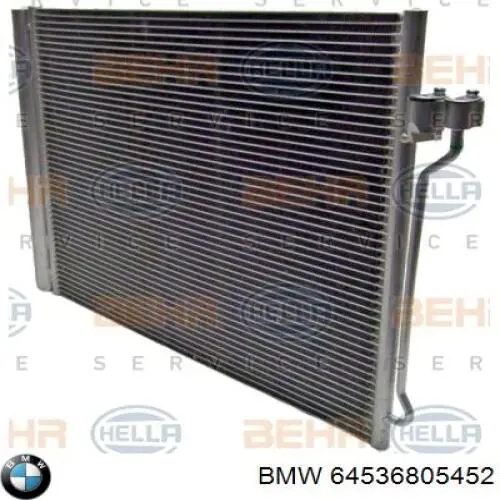 Купити 64536805452 BMW Радіатор системи охолодження кондиціонера
