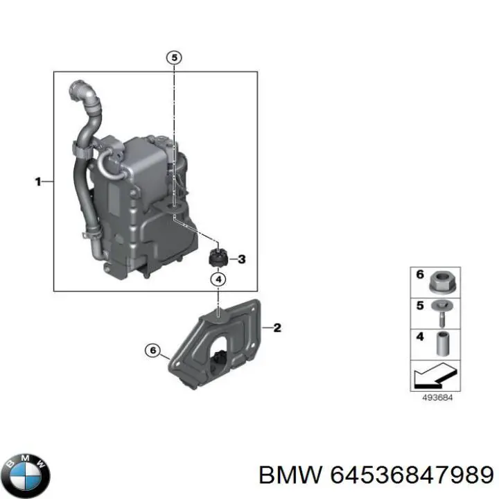 64506847989 BMW Конденсатор