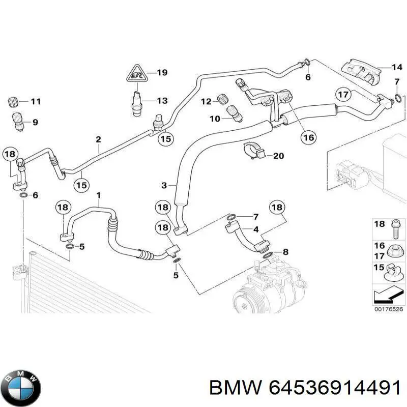  64536914491 BMW