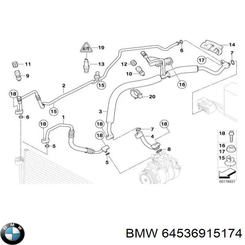 BMW 64536915174 ціна, від 6.33 USD