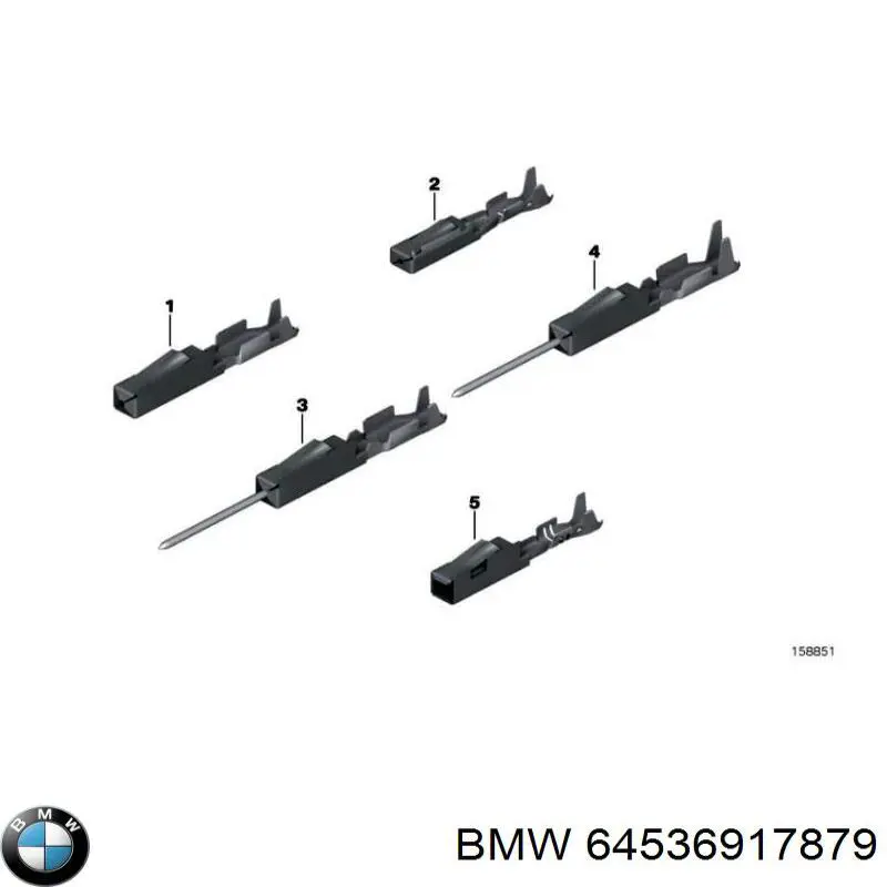 Купити 64536917879 BMW Шланг кондиціонера, від компресора до радіатора