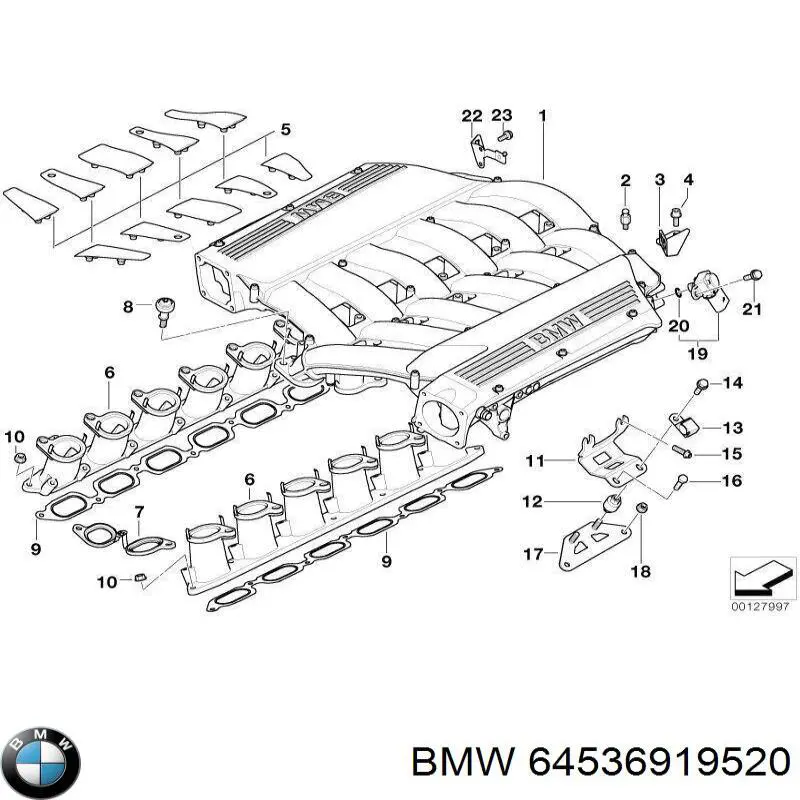 Хомут кріплення глушника задній BMW 11611720056 ціна, від 13.00 USD