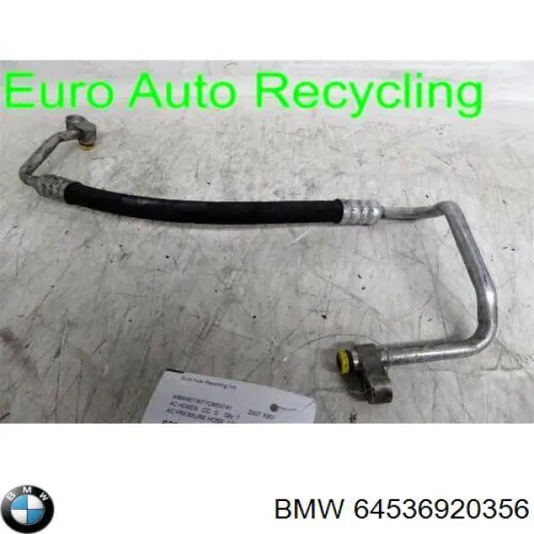 64536920356 BMW Шланг кондиціонера, від компресора до радіатора
