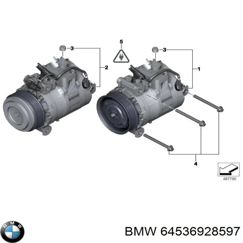  BMW 64536928597 ціна, від 158.33 USD