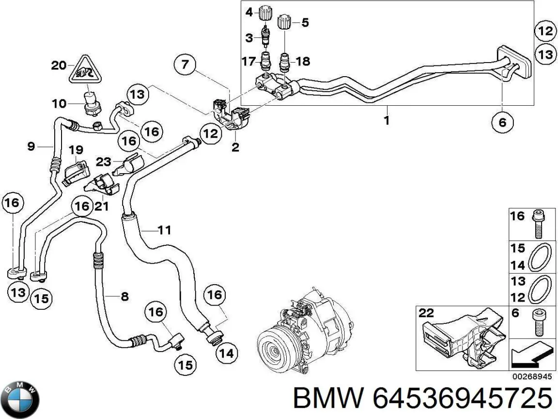  64536945725 BMW