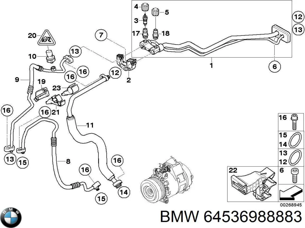 64536988883 BMW 