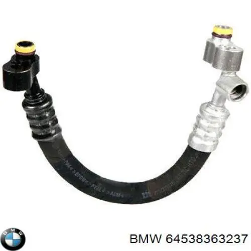 64538363237 BMW Шланг кондиціонера, від радіатора до осушувачу
