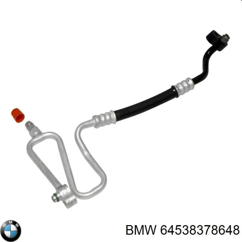 Шланг кондиціонера, від компресора до радіатора BMW 64538378648 ціна, від 25.33 USD
