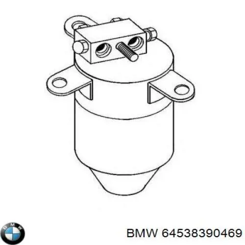 Ресивер-осушувач кондиціонера BMW 64538390469