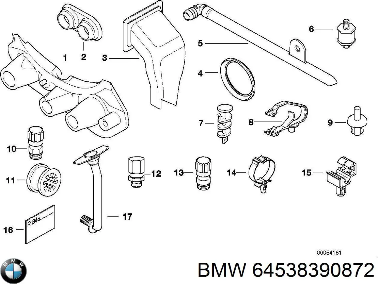 Купити 64538390872 BMW Клапан TRV, кондиціонера