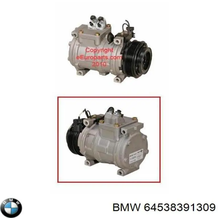  BMW 64538391309