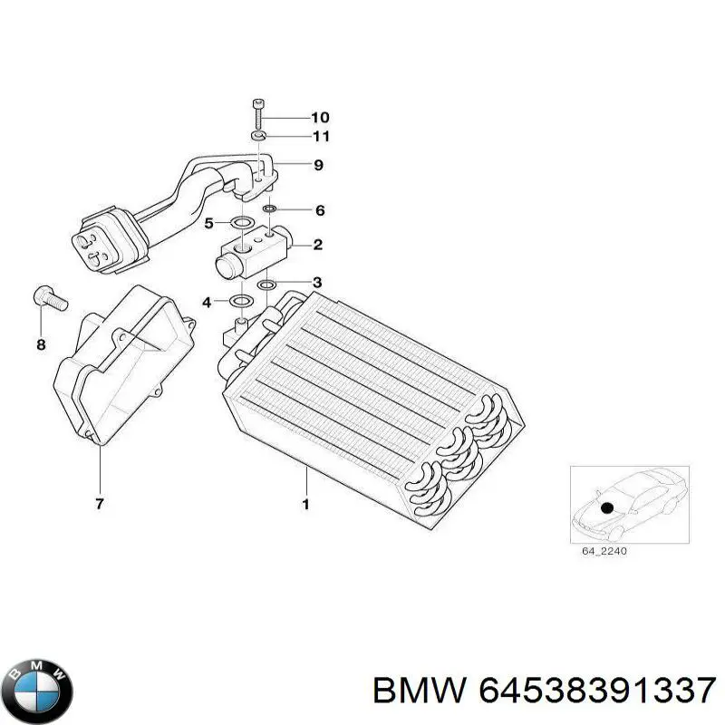 Шланг кондиціонера, від компресора до радіатора BMW 64531385156 ціна, від 302.30 USD
