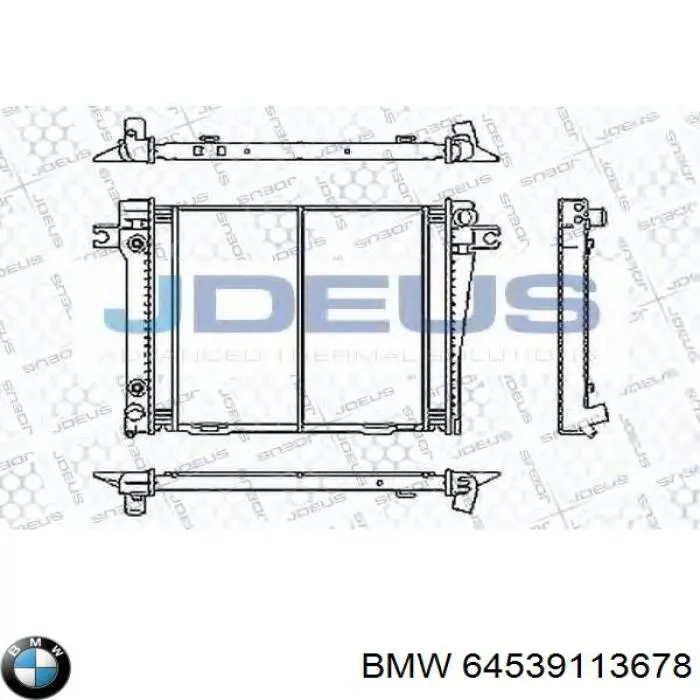 Купити 64539113678 BMW Радіатор системи охолодження кондиціонера