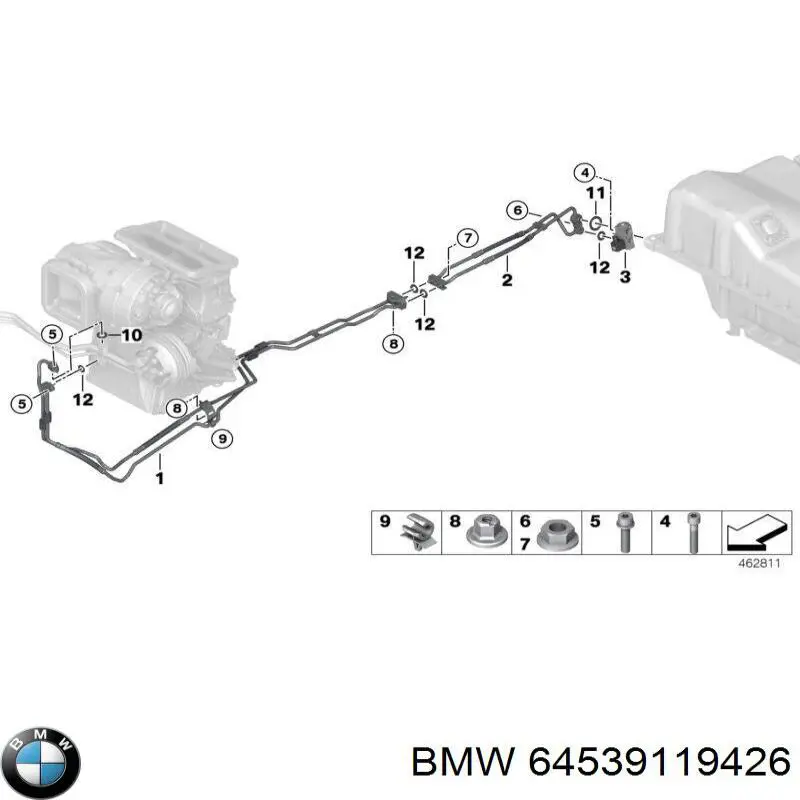 Купити 64539119426 BMW 