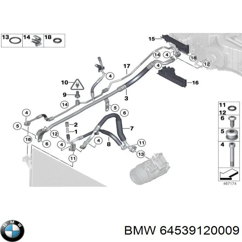 Купити 64539120009 BMW 