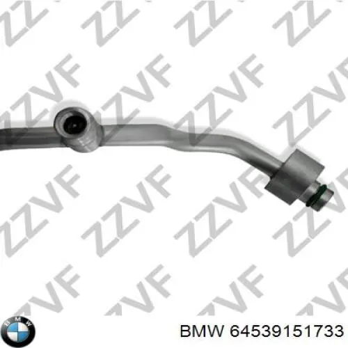 Шланг кондиціонера, від радіатора до випарника BMW 64536952992 ціна, від 50.67 USD
