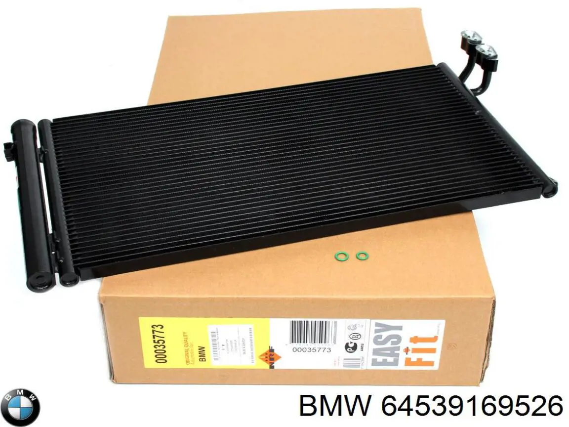 64539169526 BMW радіатор кондиціонера
