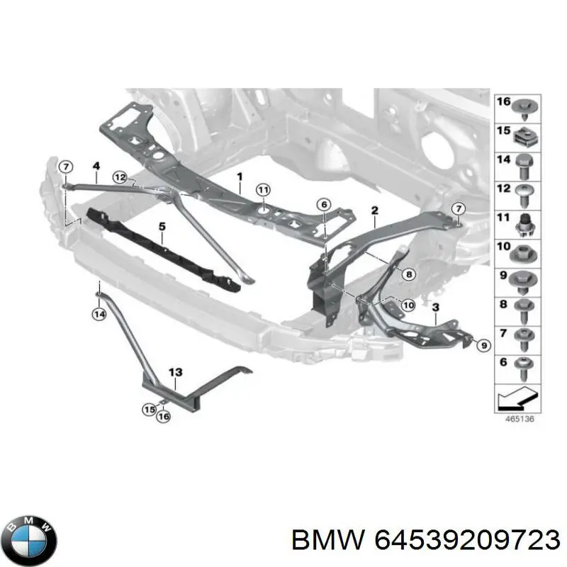 Купити 9209723 BMW Шланг ГПК, низького тиску, від бачка до насосу