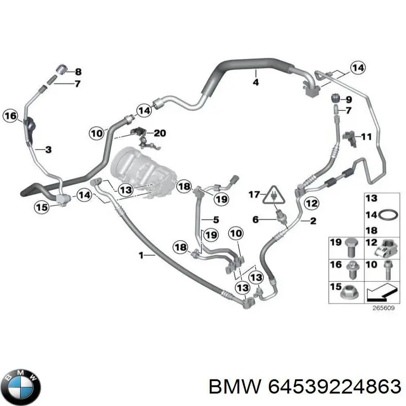  BMW 64539224863 ціна, від 6.44 USD