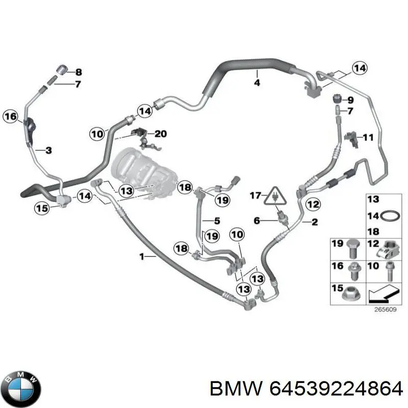  BMW 64539224864 ціна, від 25.00 USD