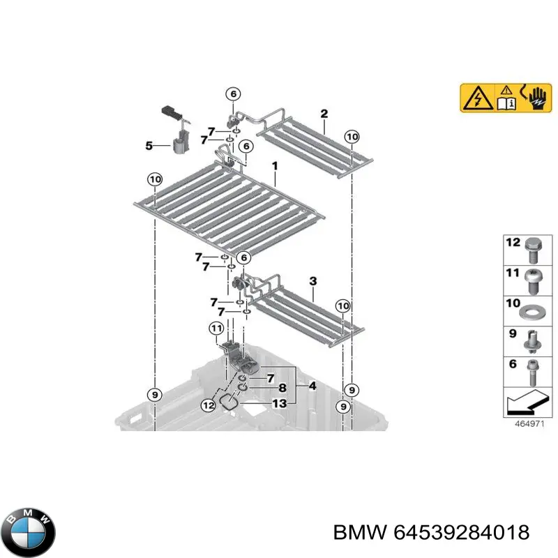 Купити 64539284018 BMW Прокладка штанів