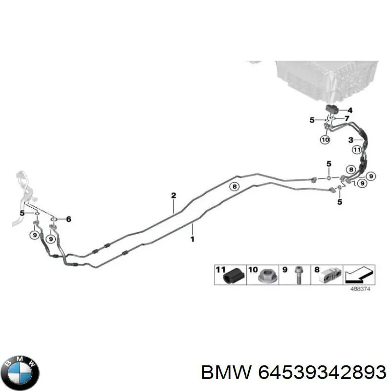  64539342893 BMW