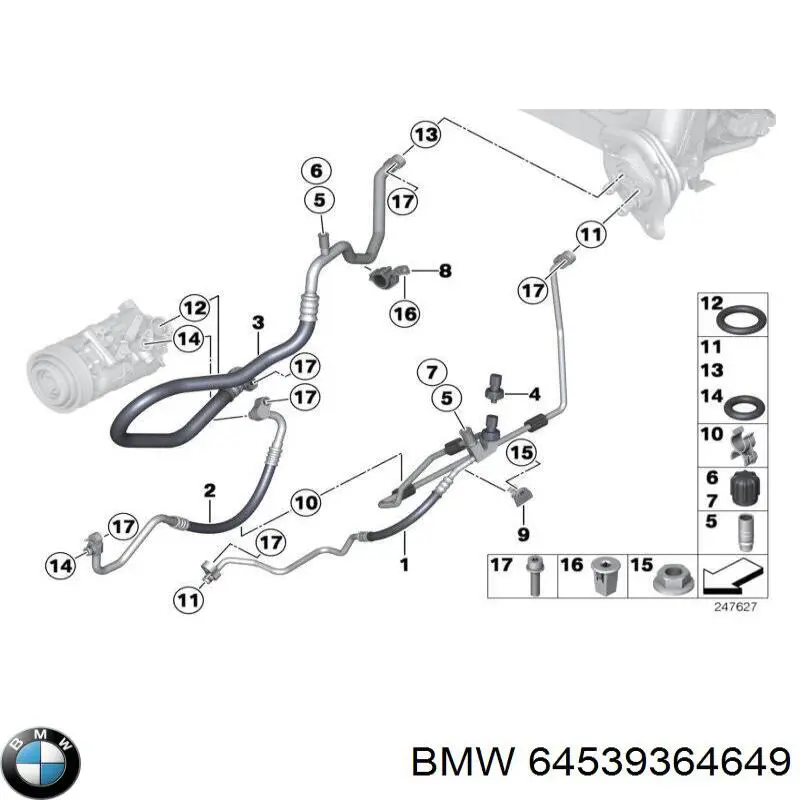  64539364649 BMW