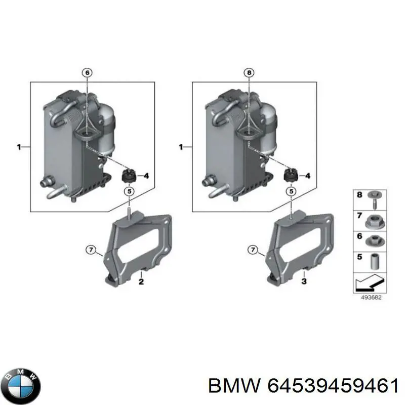  BMW 64539459461 ціна, від 19.75 USD