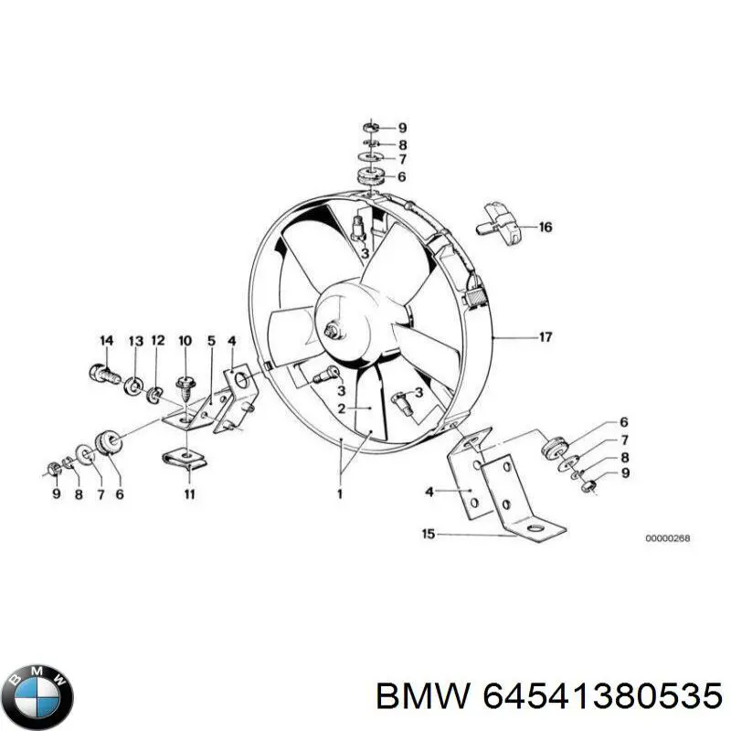  BMW 64541380535 ціна, від 41.44 USD