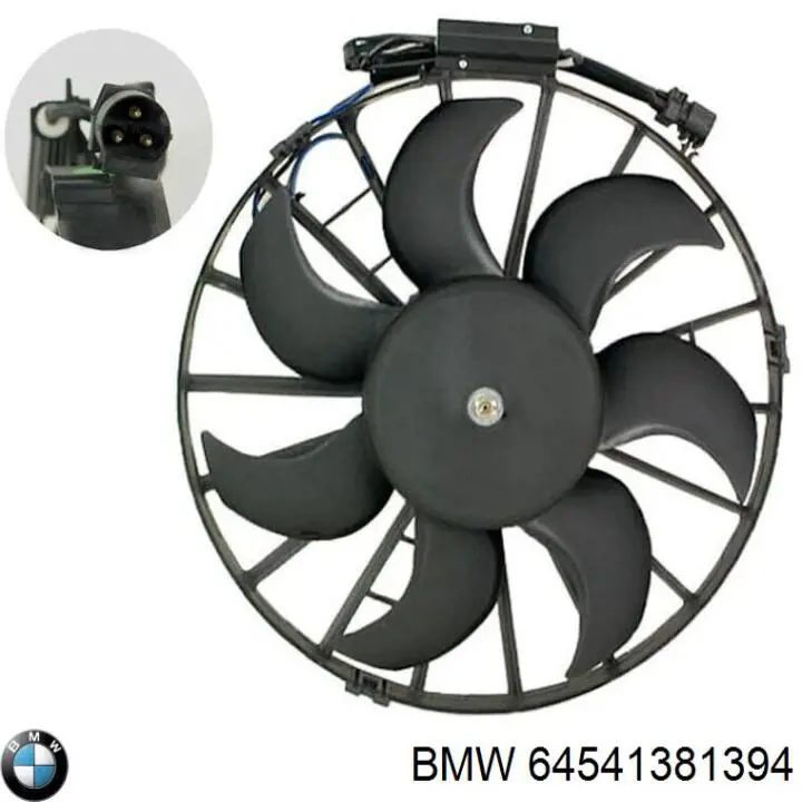 Купити 64541381394 BMW Вентилятор радіатора кондиціонера