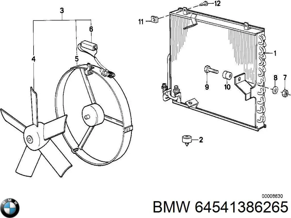  BMW 64541386265 ціна, від 41.44 USD