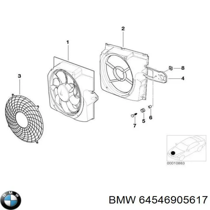 64546905617 BMW 