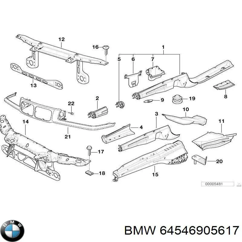  BMW 64546905617 ціна, від 847.05 USD