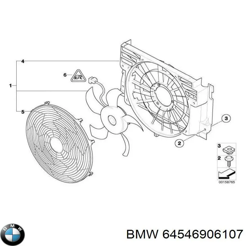 Купити 6906107 BMW Решітка радіатора кондиціонера