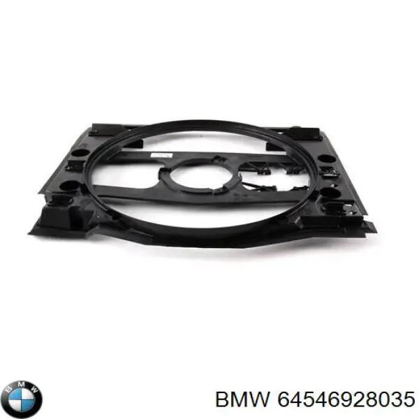 64546928035 BMW Дифузор (кожух) радіатора кондиціонера