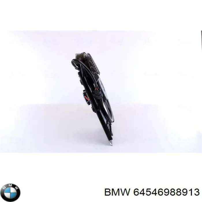 Купити 64546988913 BMW Дифузор радіатора охолодження, в зборі з двигуном і крильчаткою