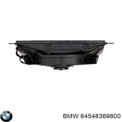 Купити 64548369800 BMW Дифузор радіатора кондиціонера, в зборі з крильчаткою і двигуном
