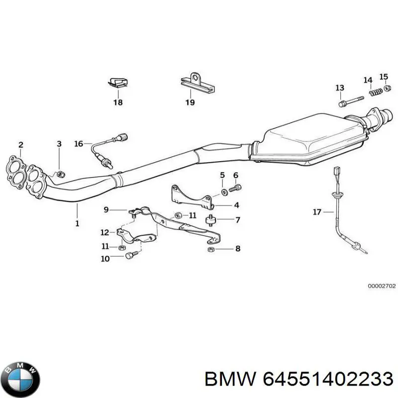 64551402233 BMW Конденсатор