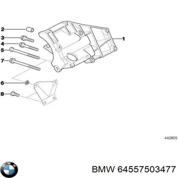  BMW 64557503477 ціна, від 186.98 USD