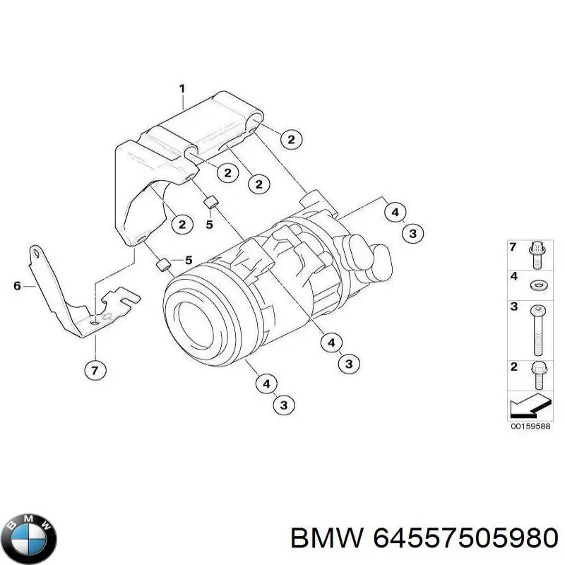  64557505980 BMW