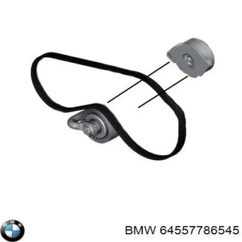 Ролик натягувача приводного ременя BMW 64557786545