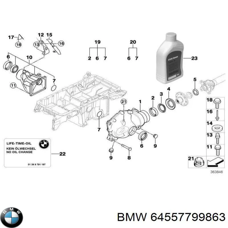  BMW 64557799863 ціна, від 6.33 USD